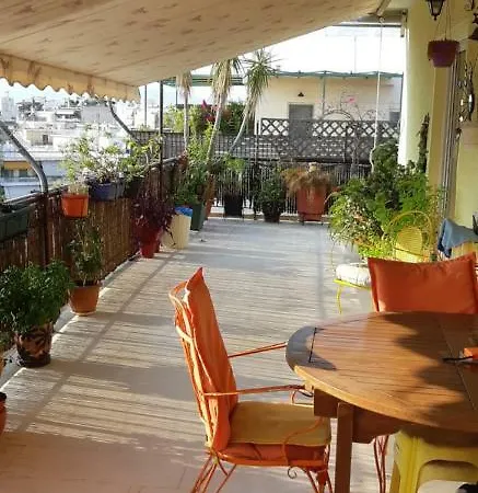 Penthouse Balcony Close To Acropolis Athen