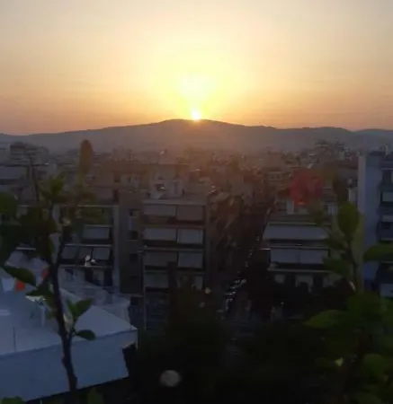 Penthouse Balcony Close To Acropolis Apartment *