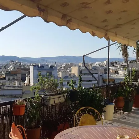 Apartment Penthouse Balcony Close To Acropolis